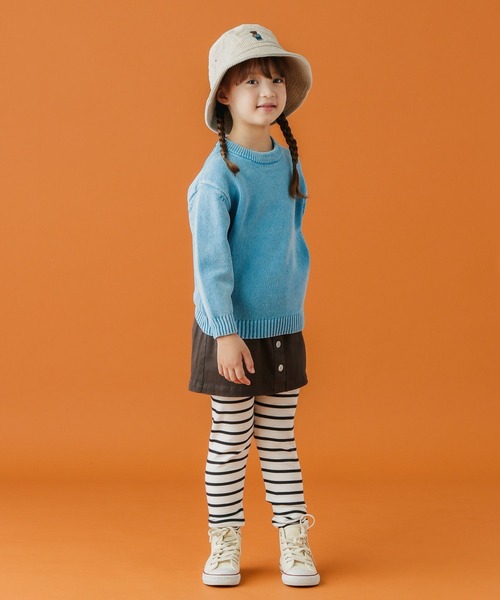 BAYFLOW(ベイフロー)の「【お家で洗える】アラエルモールニット(KIDS)(ニット/セーター・キッズ・ホワイト/イエロー/ブルー/ピンク/ブラウン/パープル・110cm/120cm/130cm/140cm)」の17枚目の写真