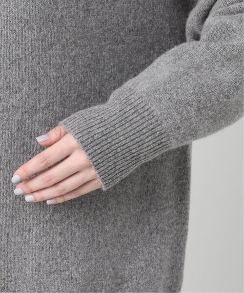 JOURNAL STANDARD relume（ジャーナルスタンダード　レリューム）の「《WEB限定追加》ラムナイロン天竺編み2WAYカーディガン（カーディガン/ボレロ・レディース・チャコールグレー/ネイビー・FREE）」の11枚目の写真