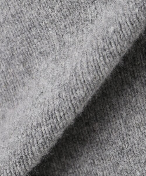 JOURNAL STANDARD relume（ジャーナルスタンダード　レリューム）の「《WEB限定追加》ラムナイロン天竺編み2WAYカーディガン（カーディガン/ボレロ・レディース・チャコールグレー/ネイビー・FREE）」の14枚目の写真