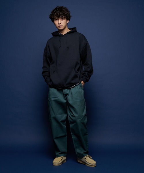 JERZEES（ジャージーズ）の「JERZEES-裏起毛プルパーカー（パーカー・メンズ・ホワイト/ブラック/グレー/ネイビー・M/L/XL）」の17枚目の写真