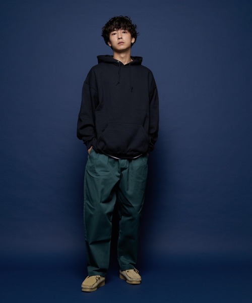 JERZEES（ジャージーズ）の「JERZEES-裏起毛プルパーカー（パーカー・メンズ・ホワイト/ブラック/グレー/ネイビー・M/L/XL）」の18枚目の写真