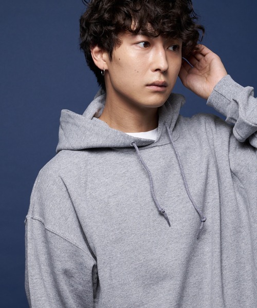 JERZEES（ジャージーズ）の「JERZEES-裏起毛プルパーカー（パーカー・メンズ・ホワイト/ブラック/グレー/ネイビー・M/L/XL）」の22枚目の写真