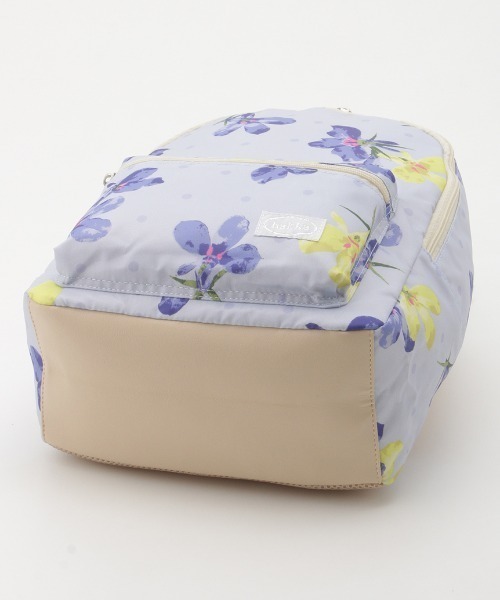 HAKKA KIDS(ハッカキッズ)の「オリジナルフラワープリントリュック(バックパック/リュック・キッズ・グレー/オフホワイト/ブルー/ピンク・M)」の21枚目の写真