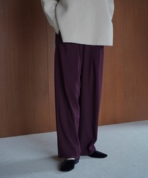 BASIC TUCK PANTS