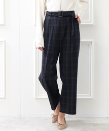 DRESKIP | 両面起毛チェックアソートワイドパンツ(その他パンツ)