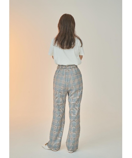 N WITH.(エヌウィズ)の「チェック柄ストレートパンツ(その他パンツ・レディース・ブラウン/グレー・FREE)」の10枚目の写真