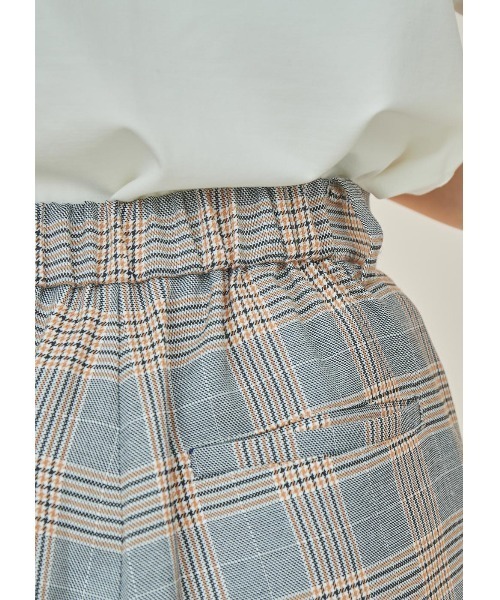 N WITH.(エヌウィズ)の「チェック柄ストレートパンツ(その他パンツ・レディース・ブラウン/グレー・FREE)」の18枚目の写真