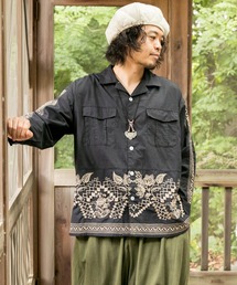 チャイハネ | 【チャイハネ】ジャコビ刺繍MEN'Sシャツ(シャツ/ブラウス)