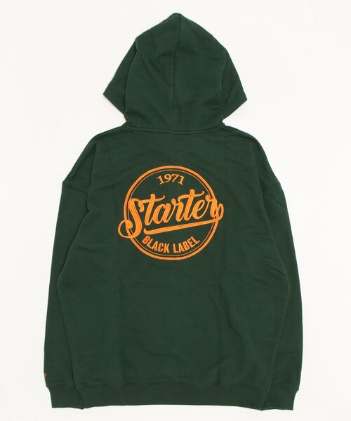 STARTER（スターター）の「JE-STARTER.ハーフジップ裏毛パーカー（パーカー・メンズ・ホワイト/ブラック/グリーン/マスタード・XL/M）」の14枚目の写真