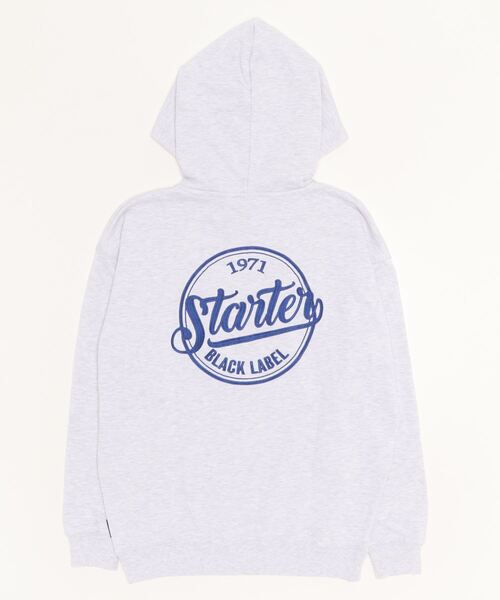 STARTER（スターター）の「JE-STARTER.ハーフジップ裏毛パーカー（パーカー・メンズ・ホワイト/ブラック/グリーン/マスタード・XL/M）」の16枚目の写真