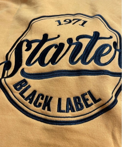 STARTER（スターター）の「JE-STARTER.ハーフジップ裏毛パーカー（パーカー・メンズ・ホワイト/ブラック/グリーン/マスタード・XL/M）」の11枚目の写真