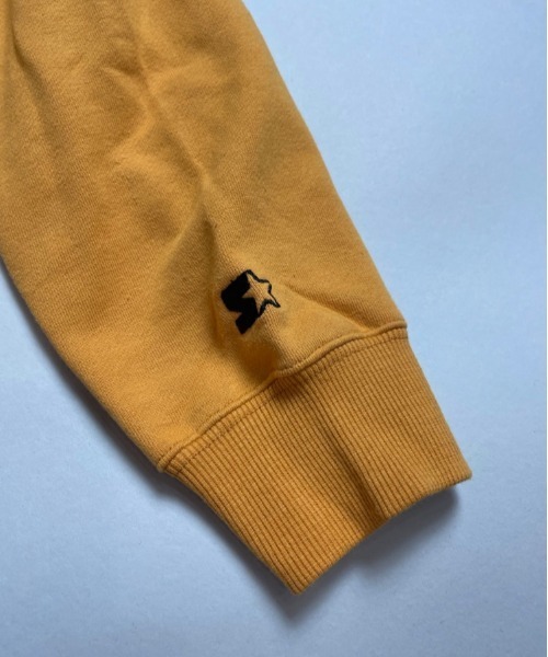 STARTER（スターター）の「JE-STARTER.ハーフジップ裏毛パーカー（パーカー・メンズ・ホワイト/ブラック/グリーン/マスタード・XL/M）」の12枚目の写真