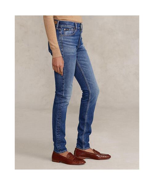 POLO RALPH LAUREN（ポロ ラルフ ローレン）の「Tompkins スキニー ジーンズ（デニムパンツ・レディース・ブルー・26S/28S/27S/25S/24S/31S/29S/30S）」の4枚目の写真