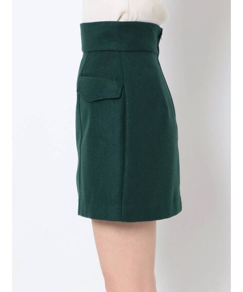 MURUA（ムルーア）の「ヨークステッチミニスカート（スカート・レディース・グリーン/ブラック・2/1）」の12枚目の写真