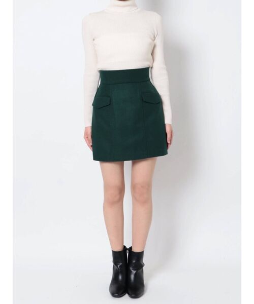 MURUA（ムルーア）の「ヨークステッチミニスカート（スカート・レディース・グリーン/ブラック・2/1）」の18枚目の写真