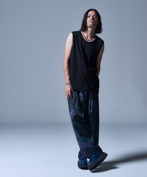 glamb（グラム）の「All Purpose Tank Top / オールパーポーズタンクトップ（タンクトップ・メンズ・カーキ/ホワイト/ブラック・M/S/L）」の10枚目の写真