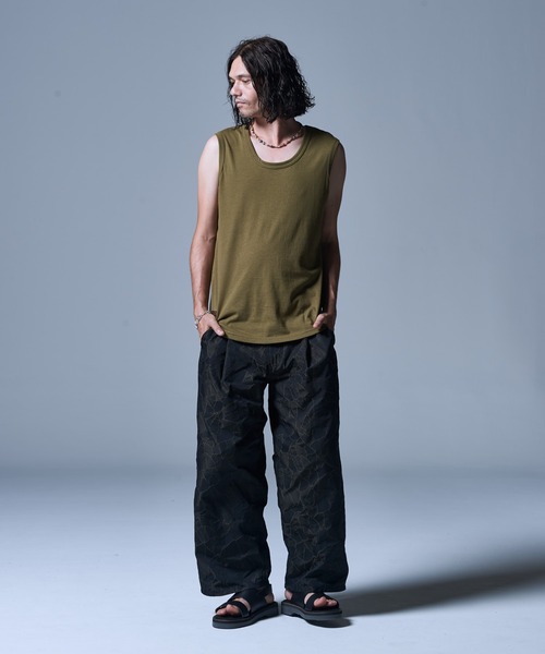 glamb（グラム）の「All Purpose Tank Top / オールパーポーズタンクトップ（タンクトップ・メンズ・カーキ/ホワイト/ブラック・M/S/L）」の15枚目の写真