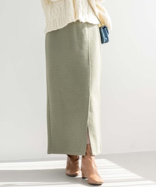 fifth（フィフス）の「【スタイリストレコメンド】サイドスリットブークレスカート（スカート・レディース・ライトグリーン/ベージュ/ブラック・S/M）」の3枚目の写真