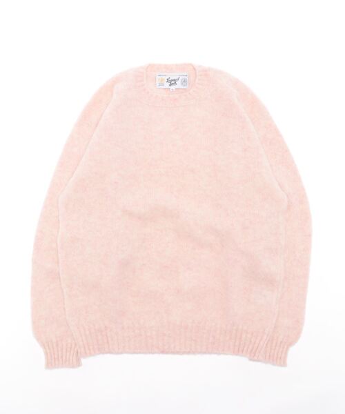 Laurence J Smith(ローレンスジェイスミス)の「【LAURENCE J.SMITH】SIDE SEAM CREWNECK LS SWEATER(ニット/セーター・メンズ・ブラウン/ピンク/ブルー・XL/L)」の3枚目の写真