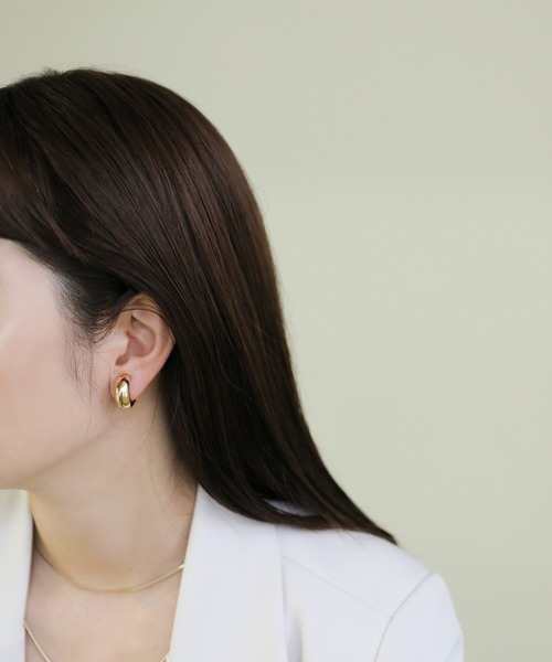 select MOCA（セレクトモカ）の「ボリュームイヤリング（イヤリング・レディース・ゴールド/シルバー・FREE）」の4枚目の写真