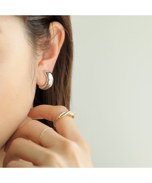 select MOCA（セレクトモカ）の「ボリュームイヤリング（イヤリング・レディース・ゴールド/シルバー・FREE）」の11枚目の写真