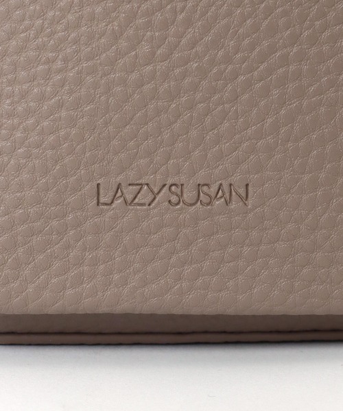 Jines（ジネス）の「バッグ見え★スマホポシェット【LAZY SUZAN/レイジースーザン】（ショルダーバッグ・レディース・グレイッシュベージュ/ブラック・FREE）」の5枚目の写真