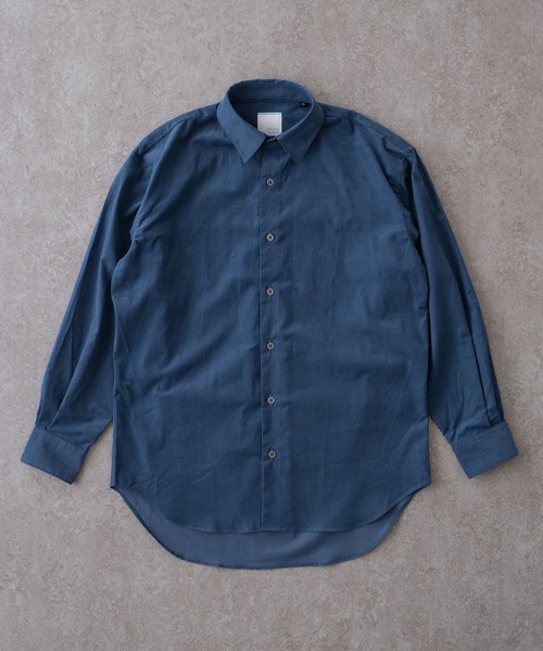 st pour homme シャツ ブルー セール】 クールメッシュジャガードシャツブルゾン （シャツ