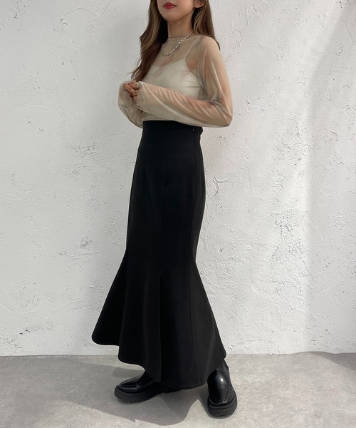 apres jour mignon（アプレジュールミニョン）の「柄シアートップス【ZOZOTOWN限定アイテム】（シャツ/ブラウス・レディース・ブラック系その他/ブラウン系その他/ベージュ系その他・フリー/X-LARGE）」の18枚目の写真