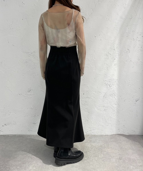 apres jour mignon（アプレジュールミニョン）の「柄シアートップス【ZOZOTOWN限定アイテム】（シャツ/ブラウス・レディース・ブラック系その他/ブラウン系その他/ベージュ系その他・フリー/X-LARGE）」の13枚目の写真