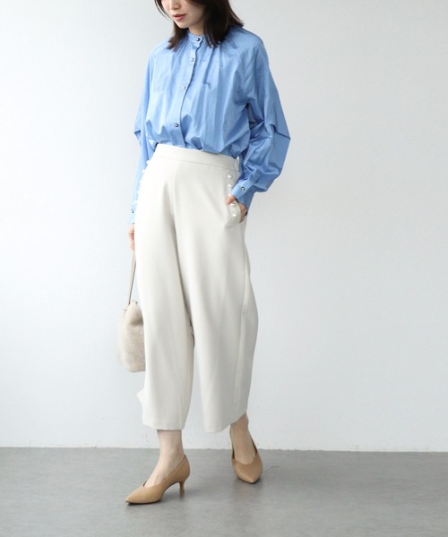 パール付ガウチョパンツ（その他パンツ）｜Jines（ジネス）の