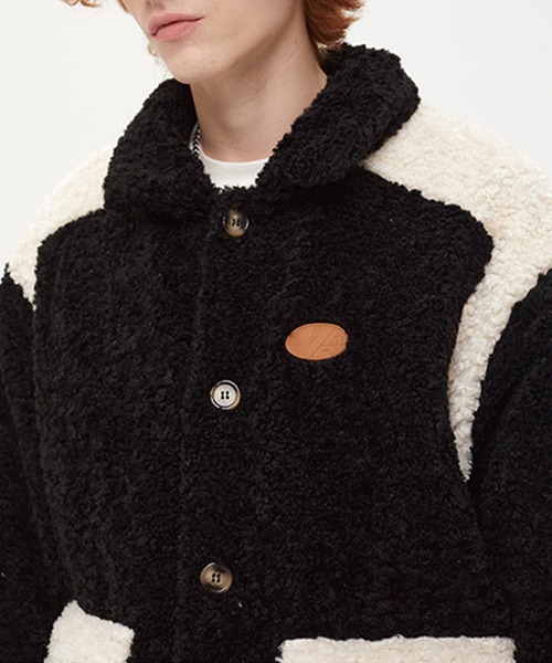 aimoha(アイモハ)の「バイカラーボアブルゾン(ブルゾン・メンズ・ホワイト/ブラック・X-LARGE/LARGE/MEDIUM)」の19枚目の写真