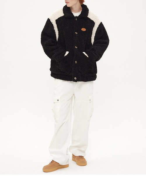 aimoha(アイモハ)の「バイカラーボアブルゾン(ブルゾン・メンズ・ホワイト/ブラック・X-LARGE/LARGE/MEDIUM)」の20枚目の写真