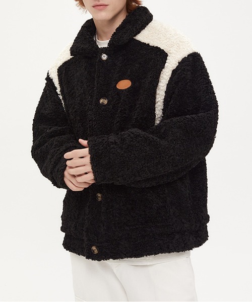 aimoha(アイモハ)の「バイカラーボアブルゾン(ブルゾン・メンズ・ホワイト/ブラック・X-LARGE/LARGE/MEDIUM)」の21枚目の写真