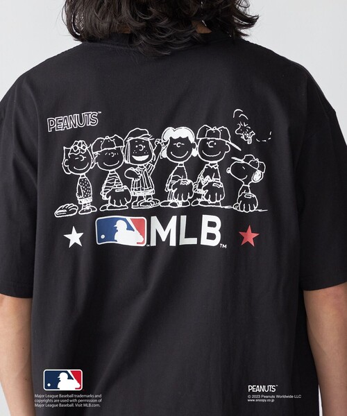 SNOOPY(スヌーピー)の「*SHIPS: スヌーピー × メジャーリーグベースボール プリント Tシャツ 23SS(Tシャツ/カットソー・メンズ・ブラック/オフホワイト・SMALL/MEDIUM/LARGE/X-LARGE)」の10枚目の写真