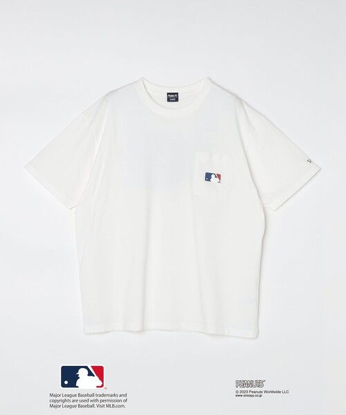 SNOOPY(スヌーピー)の「*SHIPS: スヌーピー × メジャーリーグベースボール プリント Tシャツ 23SS(Tシャツ/カットソー・メンズ・ブラック/オフホワイト・SMALL/MEDIUM/LARGE/X-LARGE)」の11枚目の写真