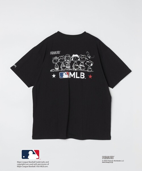 SNOOPY(スヌーピー)の「*SHIPS: スヌーピー × メジャーリーグベースボール プリント Tシャツ 23SS(Tシャツ/カットソー・メンズ・ブラック/オフホワイト・SMALL/MEDIUM/LARGE/X-LARGE)」の20枚目の写真