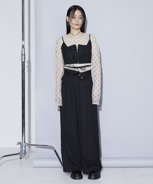 Firsthand(ファーストハンド)の「Firsthand/ファーストハンド キャミソールビスチェトップス/キャミソールビスチェトップス(キャミソール・レディース・オフホワイト/ブラック/ミント・FREE)」の6枚目の写真