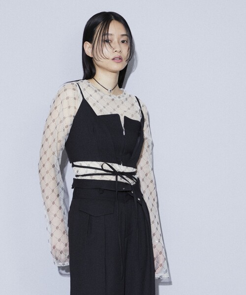 Firsthand(ファーストハンド)の「Firsthand/ファーストハンド キャミソールビスチェトップス/キャミソールビスチェトップス(キャミソール・レディース・オフホワイト/ブラック/ミント・FREE)」の8枚目の写真