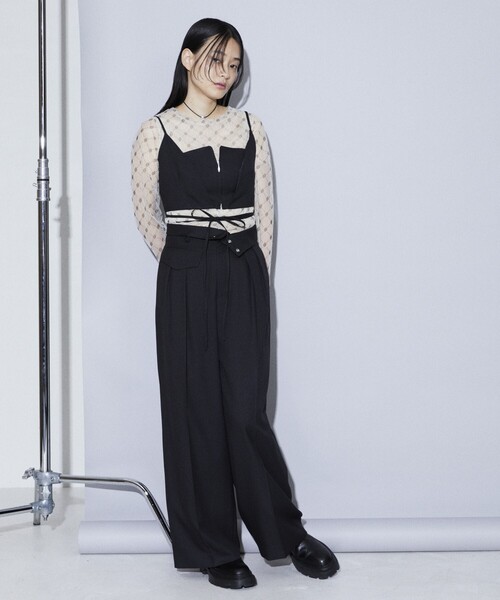 Firsthand(ファーストハンド)の「Firsthand/ファーストハンド キャミソールビスチェトップス/キャミソールビスチェトップス(キャミソール・レディース・オフホワイト/ブラック/ミント・FREE)」の9枚目の写真