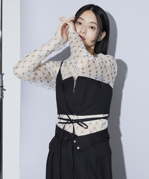 Firsthand(ファーストハンド)の「Firsthand/ファーストハンド キャミソールビスチェトップス/キャミソールビスチェトップス(キャミソール・レディース・オフホワイト/ブラック/ミント・FREE)」の12枚目の写真