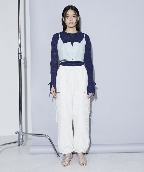 Firsthand(ファーストハンド)の「Firsthand/ファーストハンド キャミソールビスチェトップス/キャミソールビスチェトップス(キャミソール・レディース・オフホワイト/ブラック/ミント・FREE)」の15枚目の写真