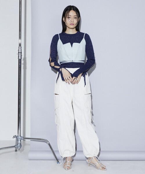 Firsthand(ファーストハンド)の「Firsthand/ファーストハンド キャミソールビスチェトップス/キャミソールビスチェトップス(キャミソール・レディース・オフホワイト/ブラック/ミント・FREE)」の17枚目の写真