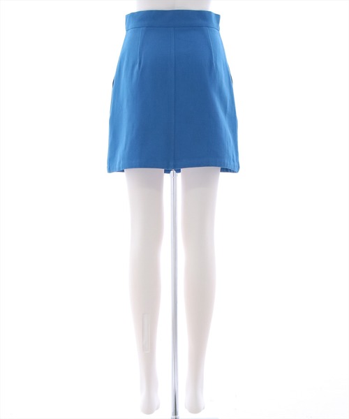 clear(クリア)の「フロントジップデニムミニスカート(スカート・レディース・ブラック/サンドベージュ/ブルー・M/S)」の7枚目の写真