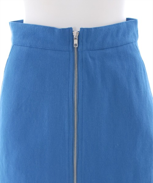 clear(クリア)の「フロントジップデニムミニスカート(スカート・レディース・ブラック/サンドベージュ/ブルー・M/S)」の8枚目の写真