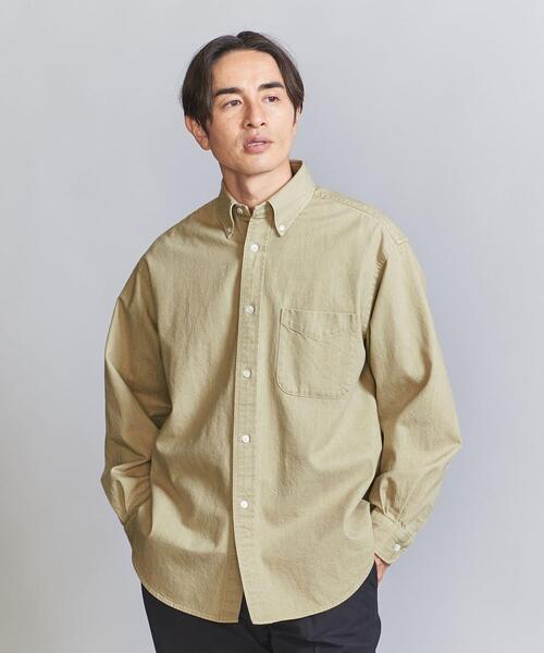 Rothman 抹香臭い コットンシャツ ボタンダウン デニム風 サイズL 売買 