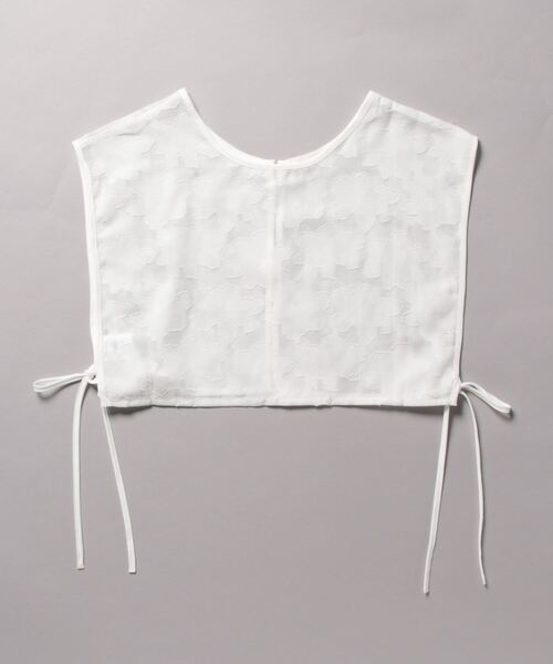 toucher du brise（トゥシェドブリーズ）の「シアー花柄ジャガード ビスチェ（ベスト・レディース・クリーム/ブラック/オフホワイト・M）」の6枚目の写真