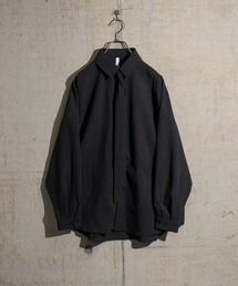 【i】ポリストレッチネクタイ付きLSシャツ