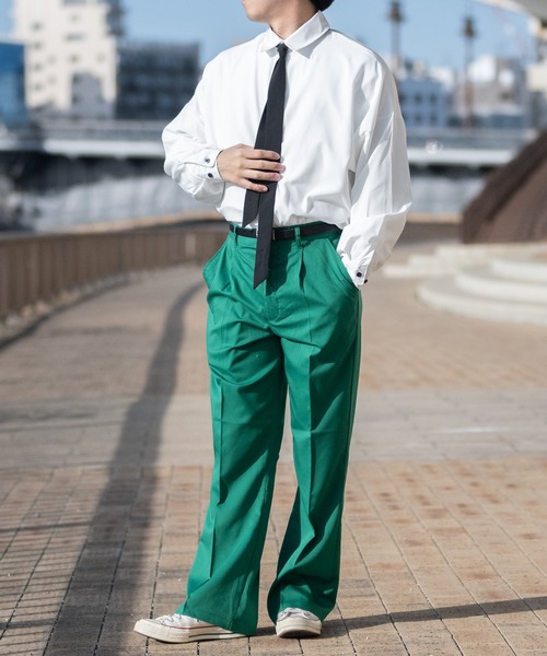 JOHN'S CLOSET（ジョンズクローゼット）の「【i】ポリストレッチネクタイ付きLSシャツ（シャツ/ブラウス・メンズ・ホワイト/チャコールグレー/ブラック・LARGE/MEDIUM/X-LARGE）」の16枚目の写真