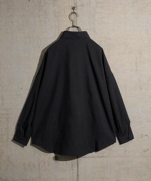 JOHN'S CLOSET（ジョンズクローゼット）の「【i】ポリストレッチネクタイ付きLSシャツ（シャツ/ブラウス・メンズ・ホワイト/チャコールグレー/ブラック・LARGE/MEDIUM/X-LARGE）」の11枚目の写真