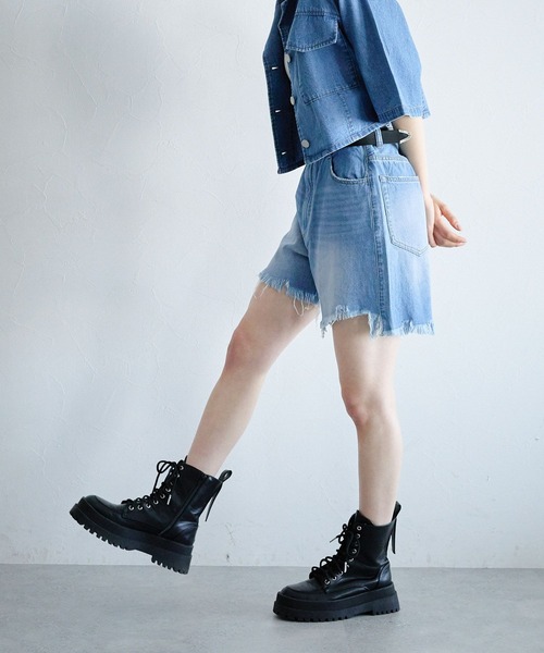 PAGEBOY（ページボーイ）の「カットオフデニムショートパンツ（その他